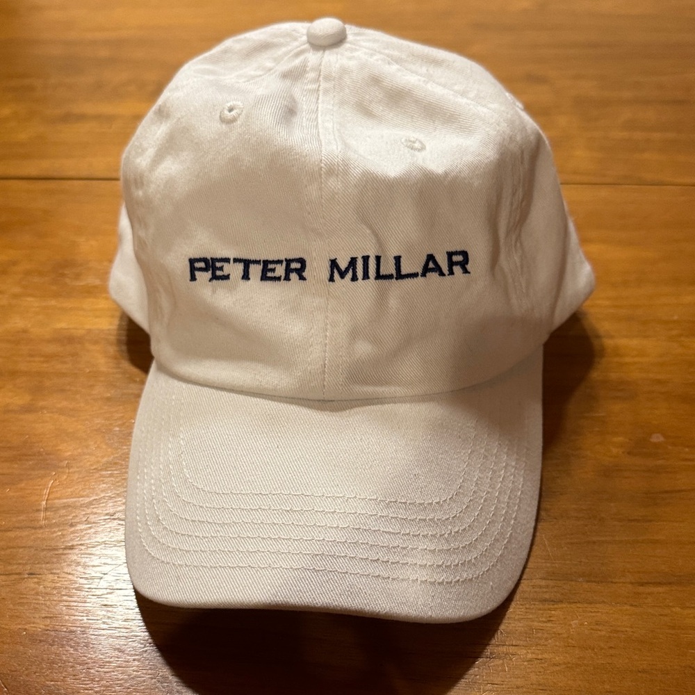 Peter Millar White Golf hat.  New without tags